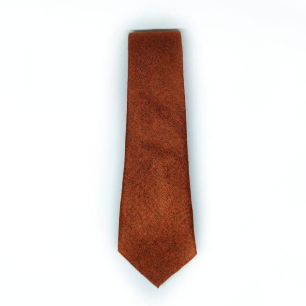 burnt orange tie next