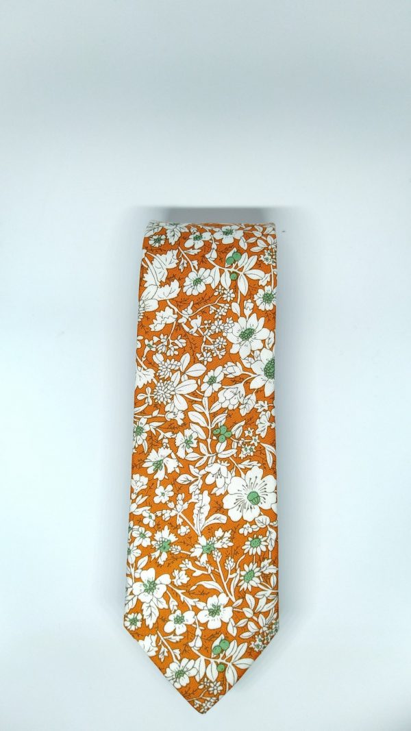 burnt orange tie next